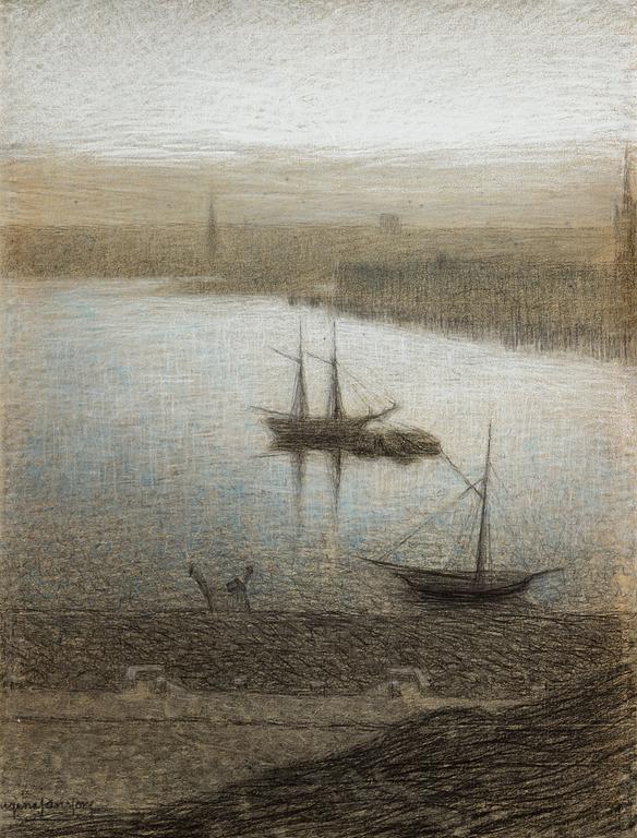 Eugène Jansson, "Morgonstämning" (Early morning, Stockholm).