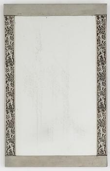 DAVID WRETLING, attributed to, 7 pewter items, mid 20th century.