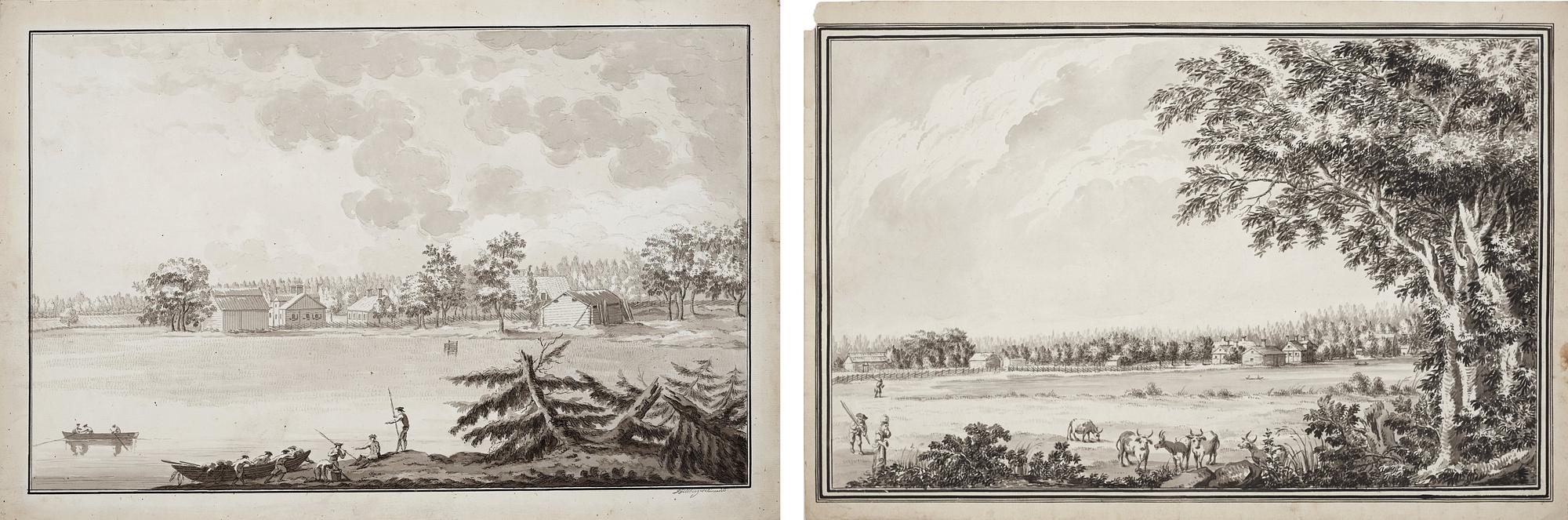 Jacob Gillberg, Landscape with farmhouse (2).