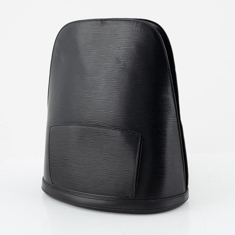 Louis Vuitton, A black Epi 'Goblin' backpack, 1995.