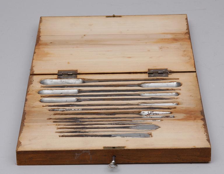 SNICKERIVERKTYG. I låda.