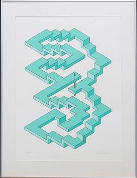 OSCAR REUTERSVÄRD, lithograph in colours signed and numbered 81/190.