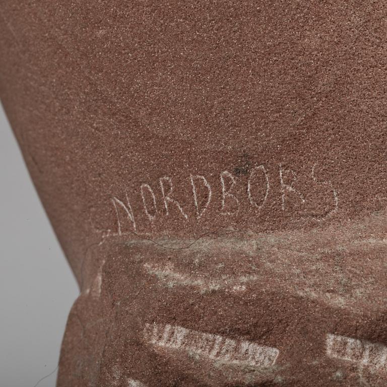 GUNNAR NORDBORG, sandsten, sign.