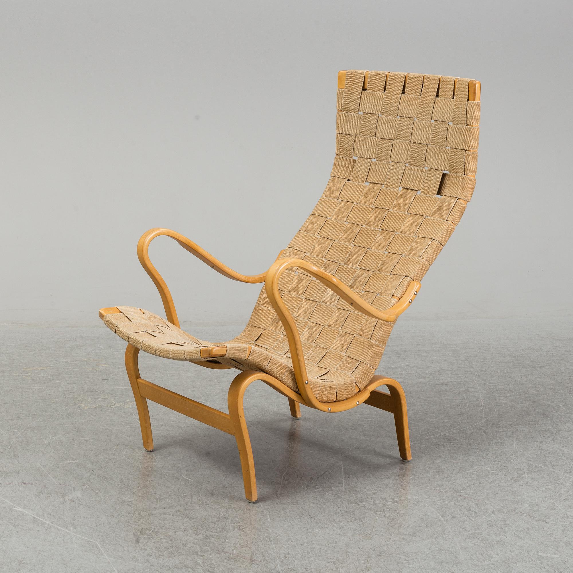 BRUNO MATHSSON, 'Pernílla' easy chair, late 20th Century.