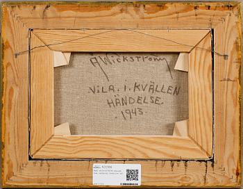 ÅKE WICKSTRÖM, olja på duk, signerad, Vekerum.