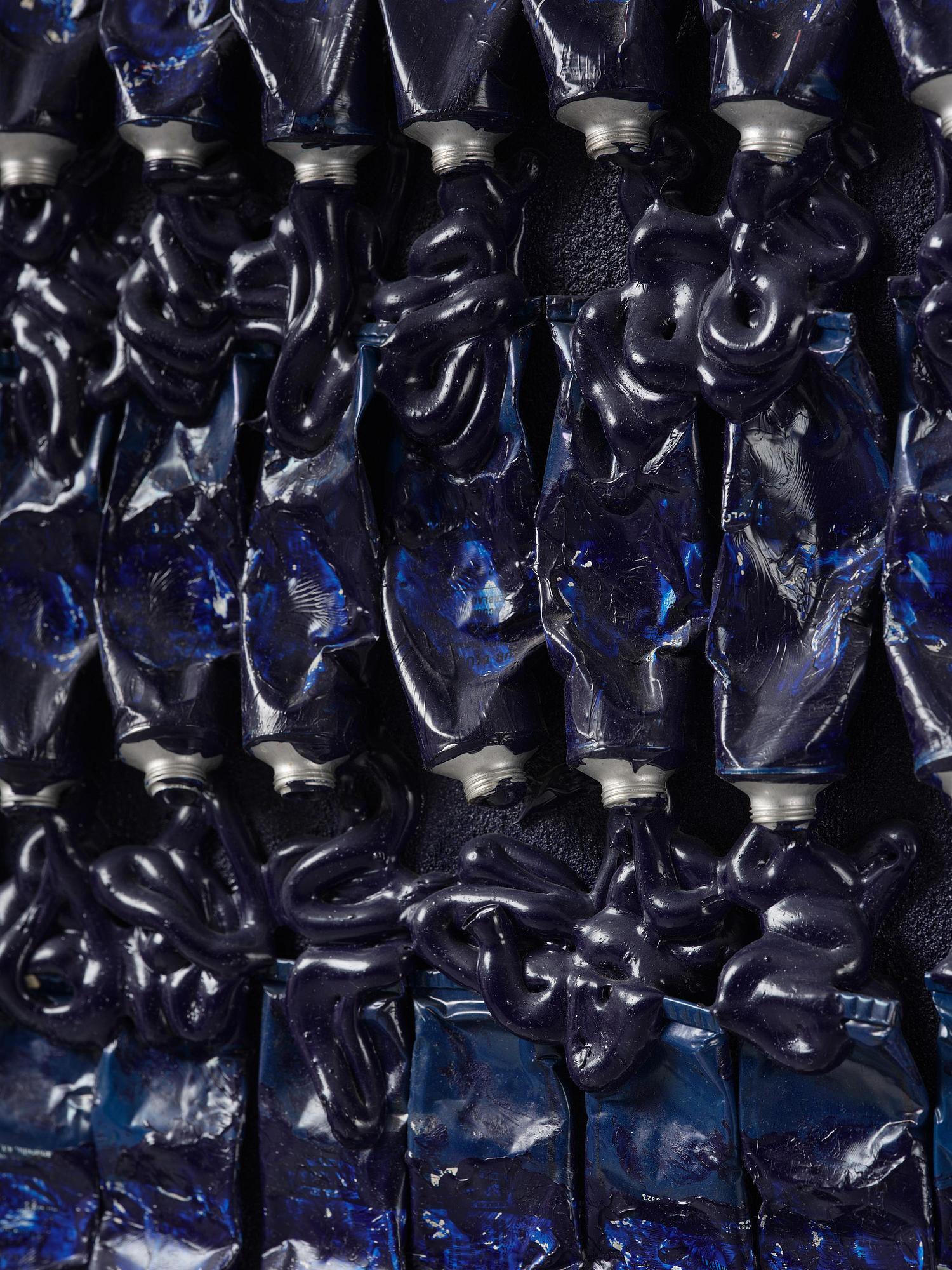 Arman (Armand Pierre Fernandez), "Monochrome Accumulation no. 3003".