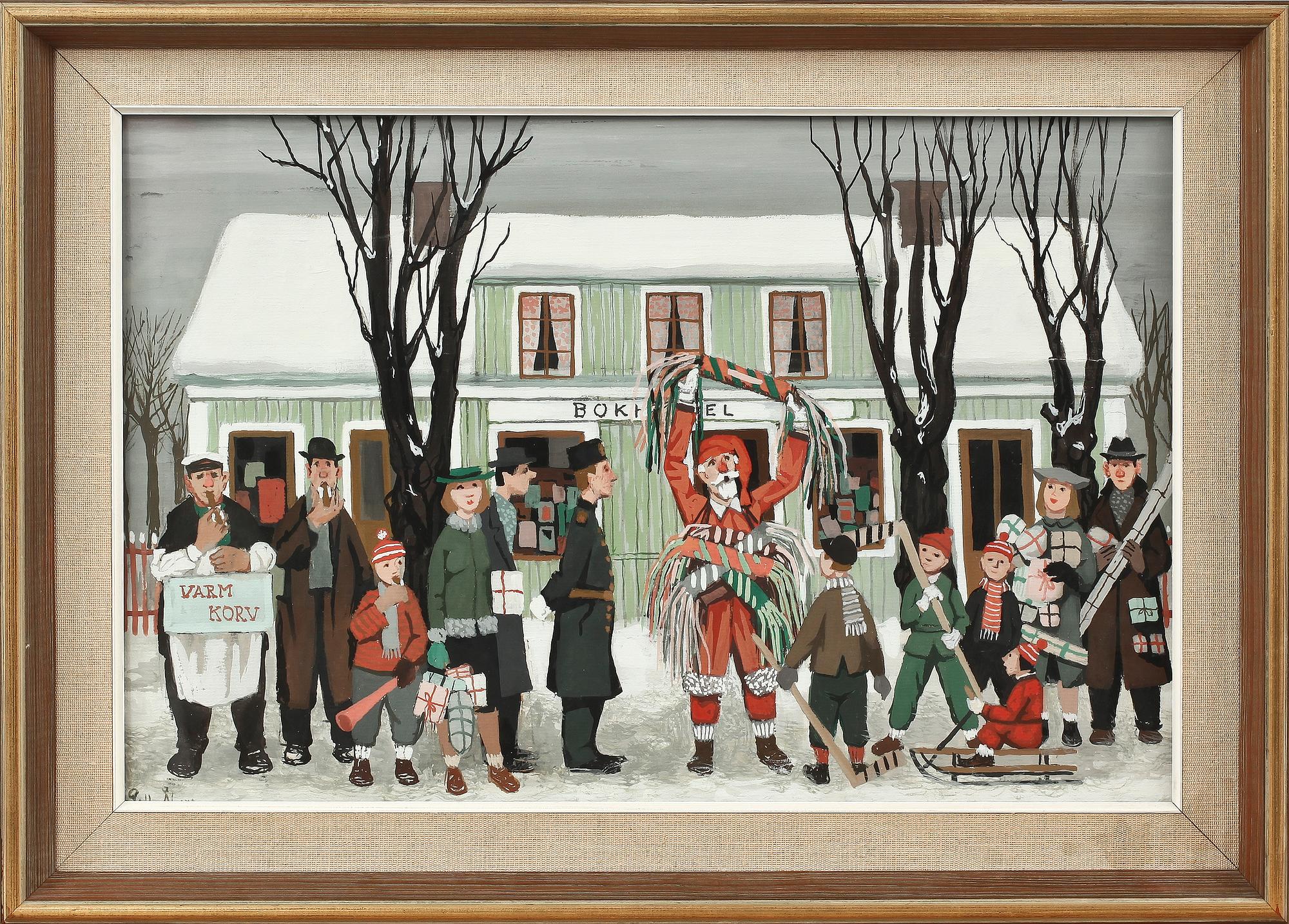 PELLE ÅBERG, akvarell, sign.