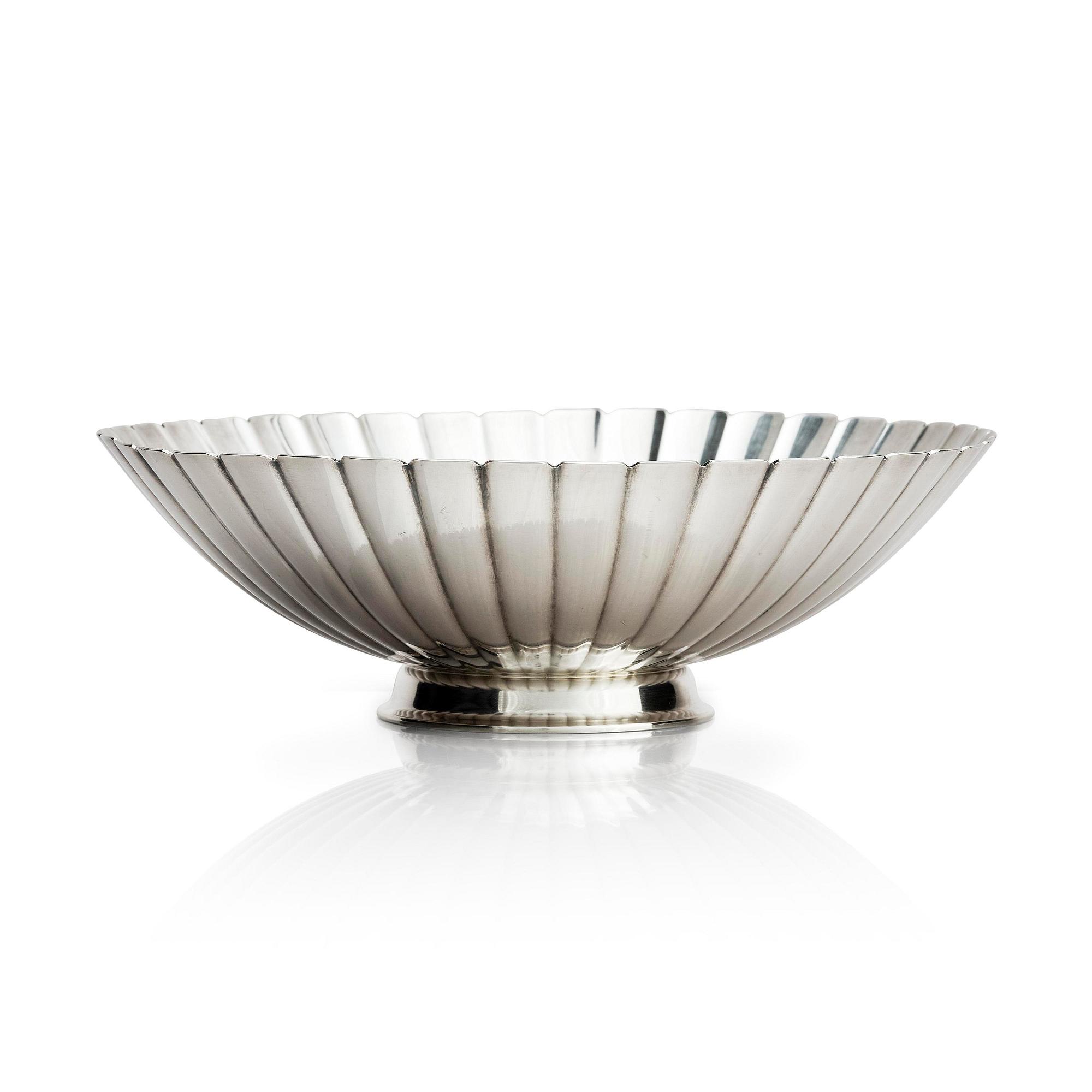 Georg Jensen, a sterling silver bowl, design no 856A, design Sigvard Bernadotte, Copenhagen 1945-77.