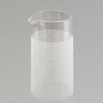ERIKA LAGERBIELKE, karaffer, 2+2 st, "Divine", glas, Orrefors, 2000-tal.