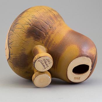 LISA LARSON, skulptur, stengods, "Lejon Maxi", Gustavsberg.