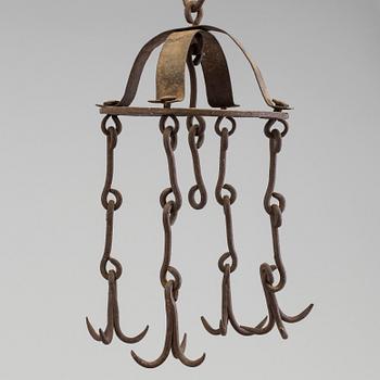 KÖTTKRONA, allmoge, Smidesjärn, 1800-1900-tal.