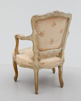 BARNSTOL, rokokostil, 1900-talets mitt.