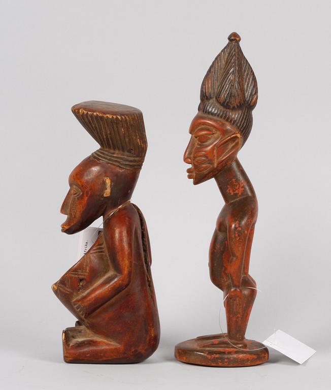 FIGURER, 2 st. Afrika.