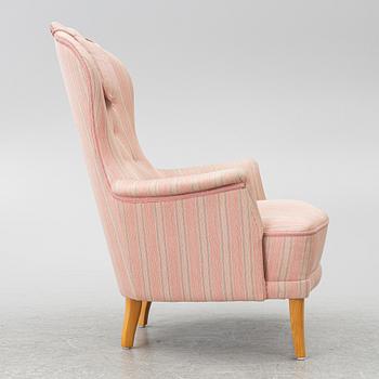 Carl Malmsten, Armchair, “Farmor”, AB O.H. Sjögren, second half of the 20th century.