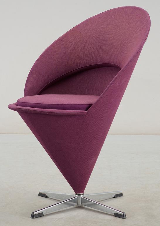 FÅTÖLJ, "Cone Chair", Verner Panton för Plus-Linje, Danmark, formgiven 1958.