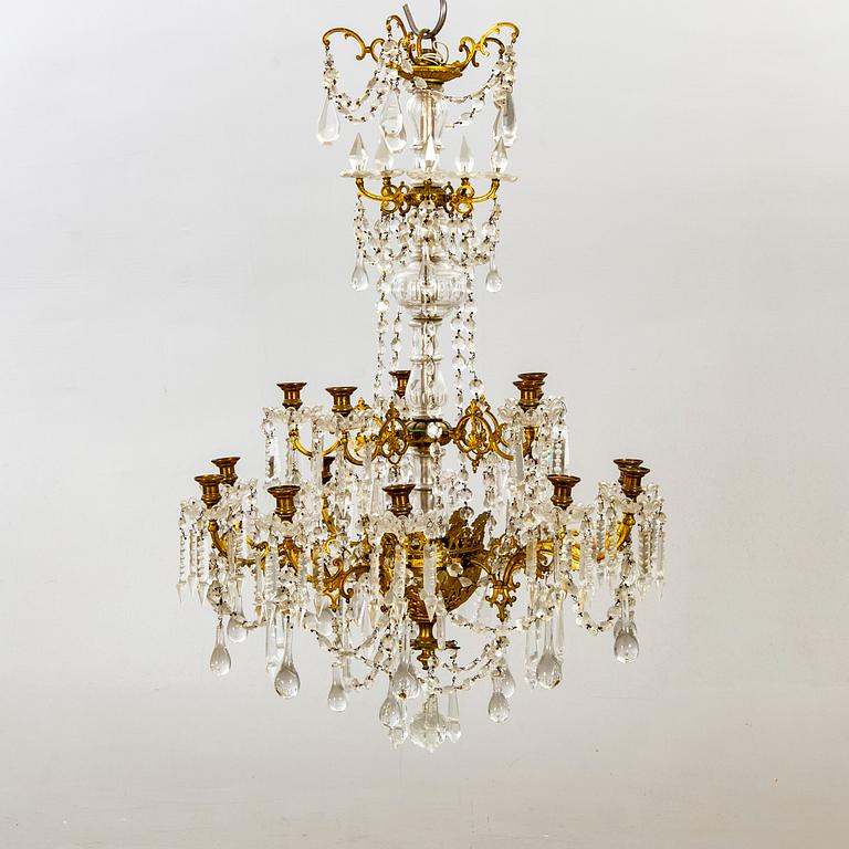 A late 19th century chandelier.