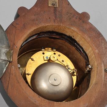 VÄGGUR med BAROMETER och TERMOMETER, C F LAURIN & SÖNER, sent 1800-tal.