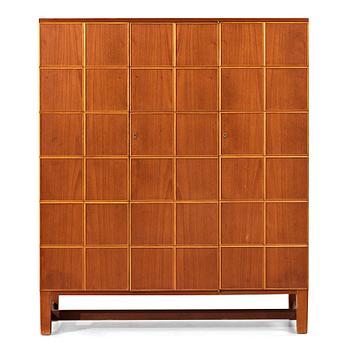 179. Oscar Nilsson, a teak cabinet executed by cabinetmaker Gustav Bouvin for the Stockholm craft association, Sweden 1939.