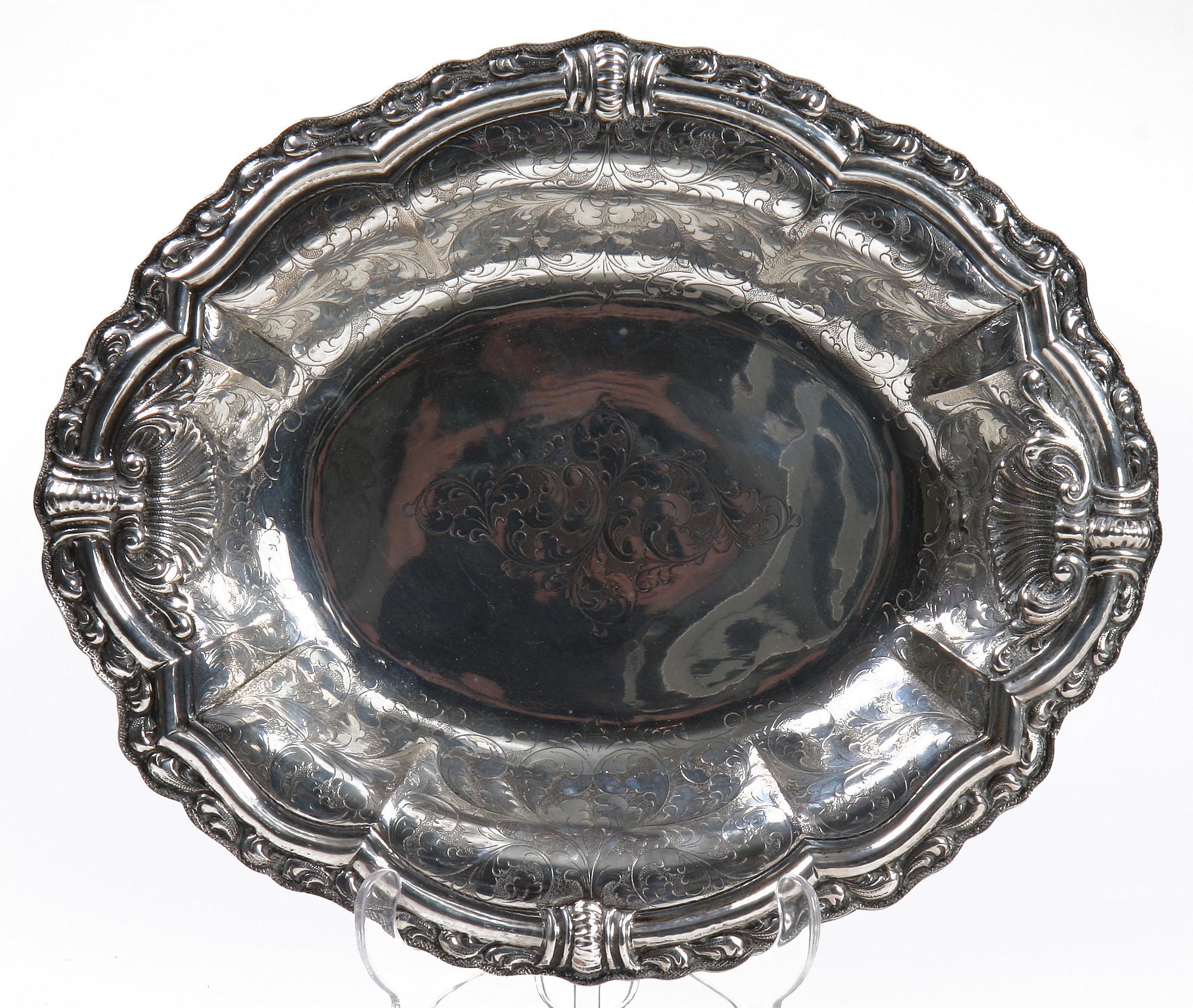 SKÅLFAT, silver, importstämplar, 1900-tal. Vikt ca 632 gr.