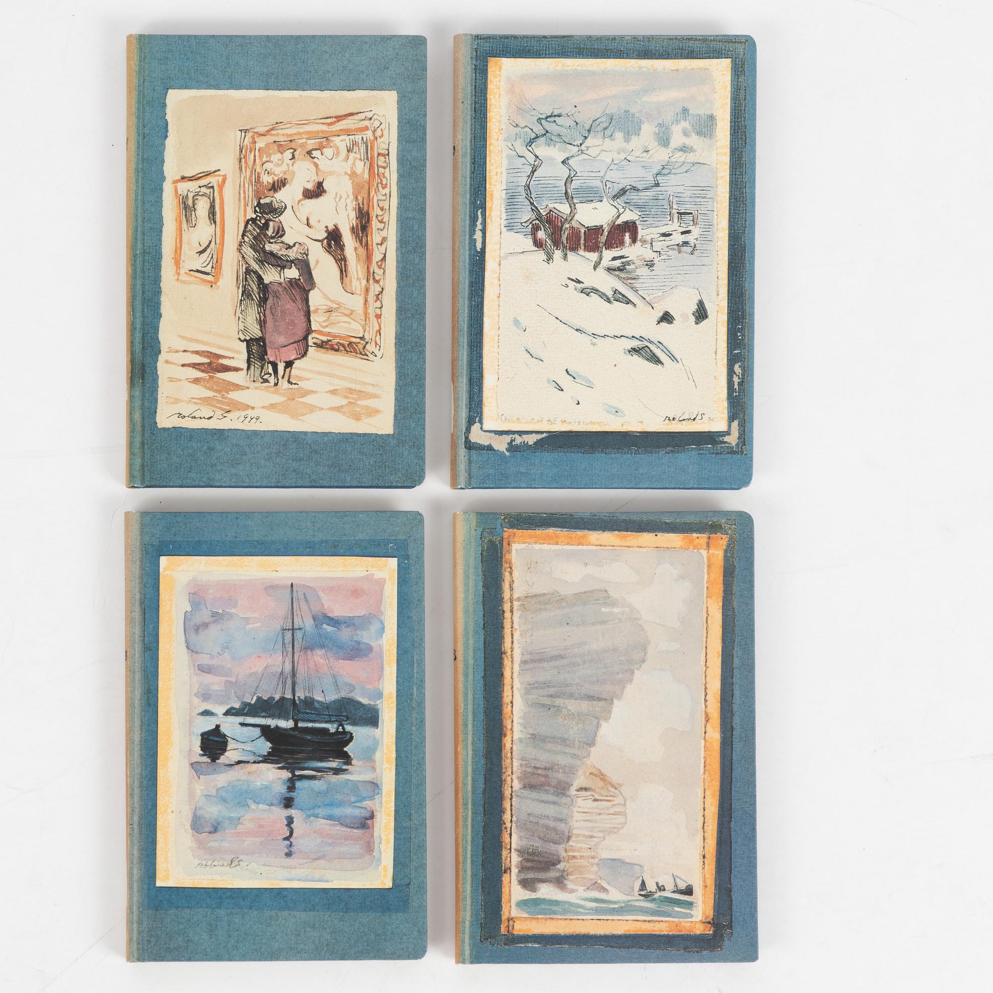 Roland Svensson, "Dagar i skärgård", portfolio.