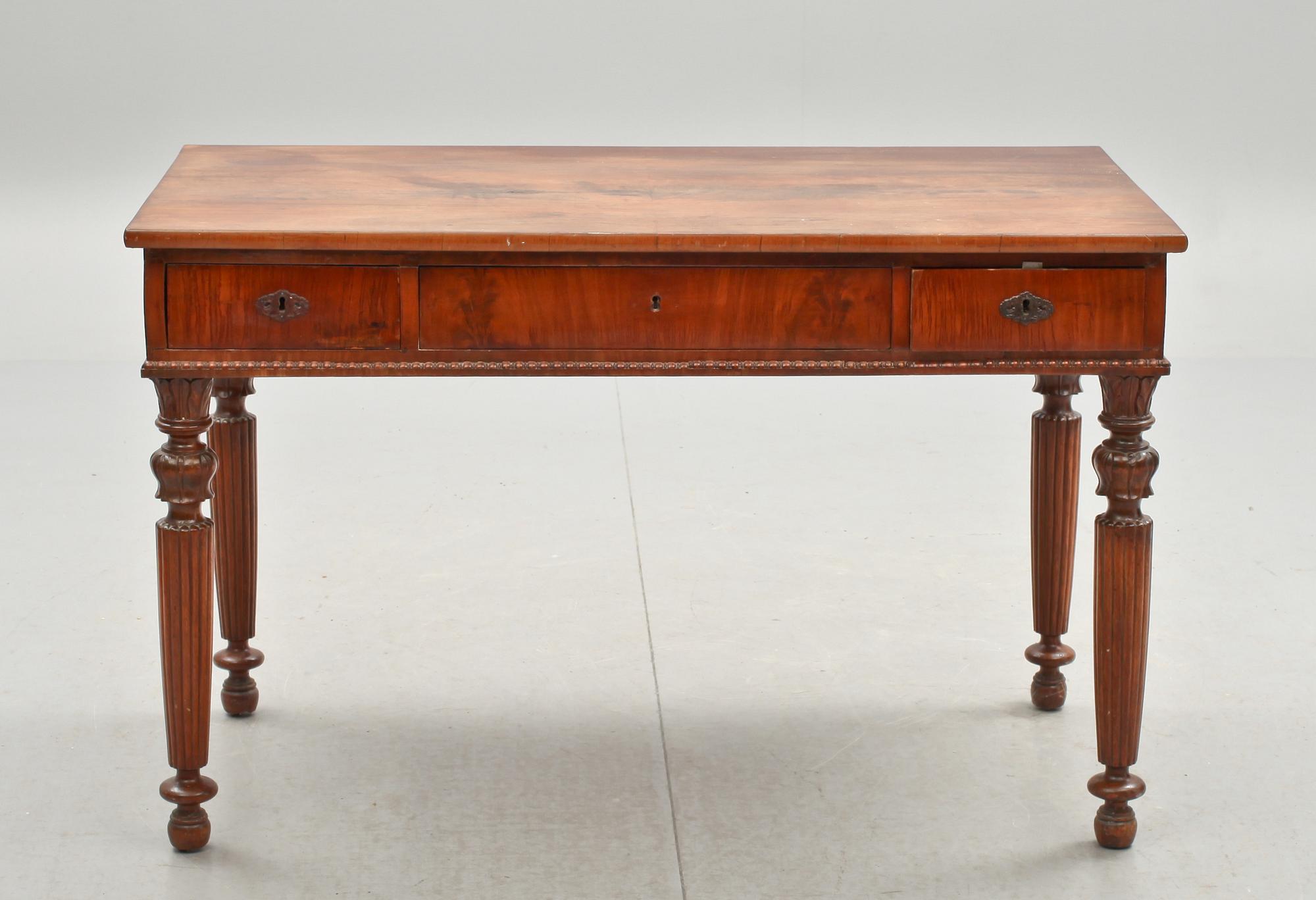 SKRIVBORD, senempire, 1800-talets mitt/andra hälft.
