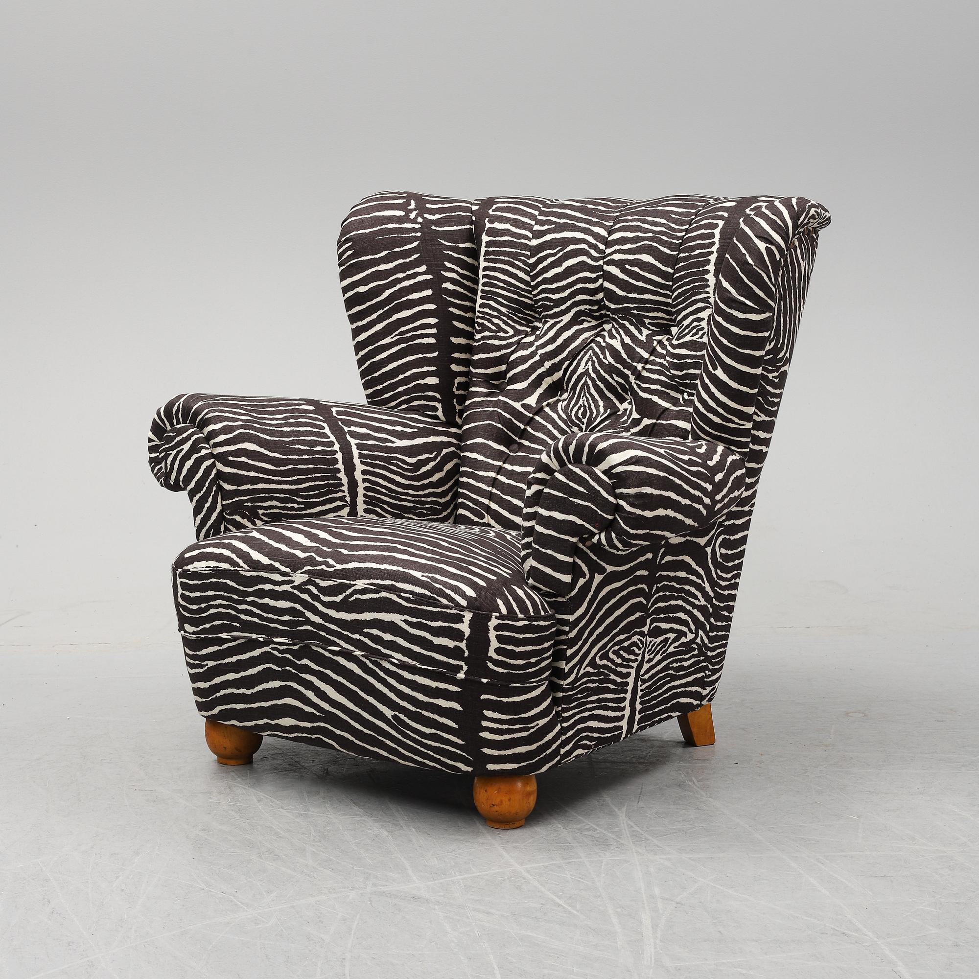 A lounge chair from OH Sjögren, second half of the 20th Century.