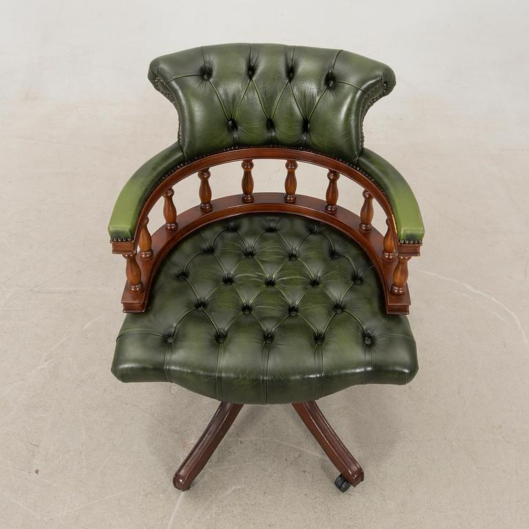 Desk chair England, later part of the 20th century.