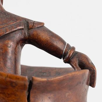A Chinese root sculpture, Qing dynasty, 18th/19th Century.