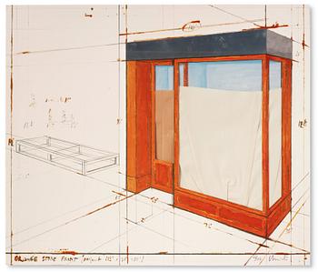 Christo & Jeanne-Claude, "Orange Store Front, Project".