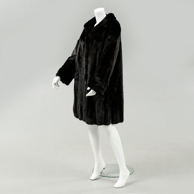 A mink fur coat.