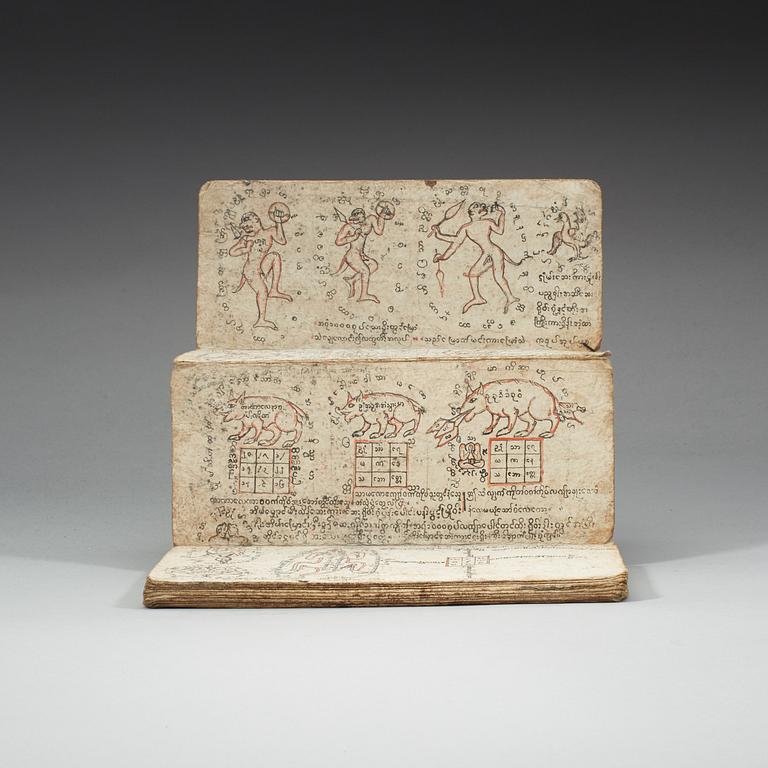 An antique Thai script, 19th Century or older.