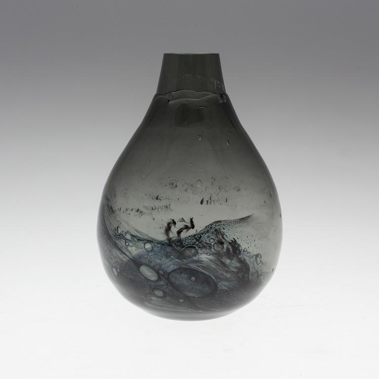 EVA ENGLUND, an 'Eldlek' glass vase from Pukeberg, unsigned.