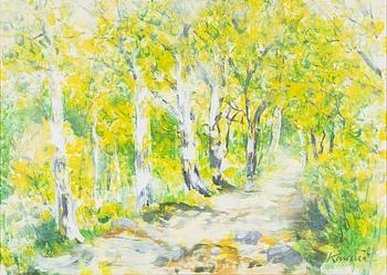 Leif Kander, oil on canvas, signed and dated -81.