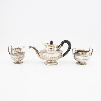 Gustaf Möllenborg mockaservis 3 dlr silver Stockholm 1832.