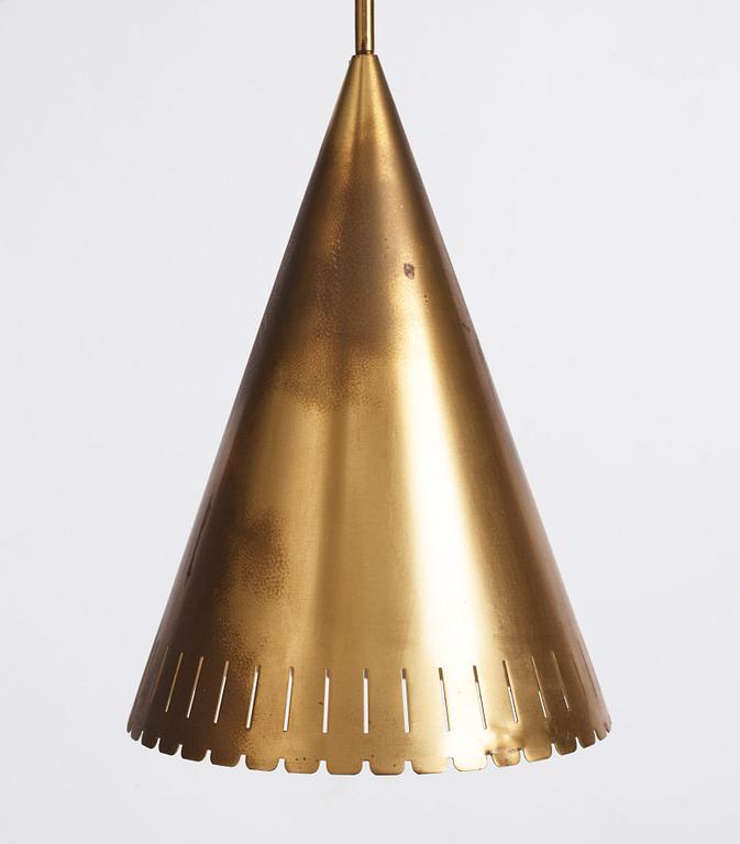 Harald Notini, taklampor, ett par, modell "11773", Arvid Böhlmarks Lampfabrik, Stockholm 1940-50-tal.