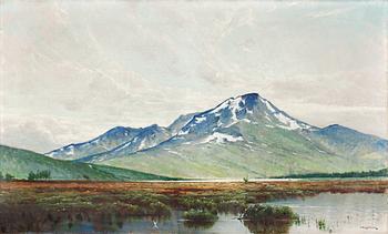 239. Arvid Mauritz Lindström, Mountains in northern Sweden.