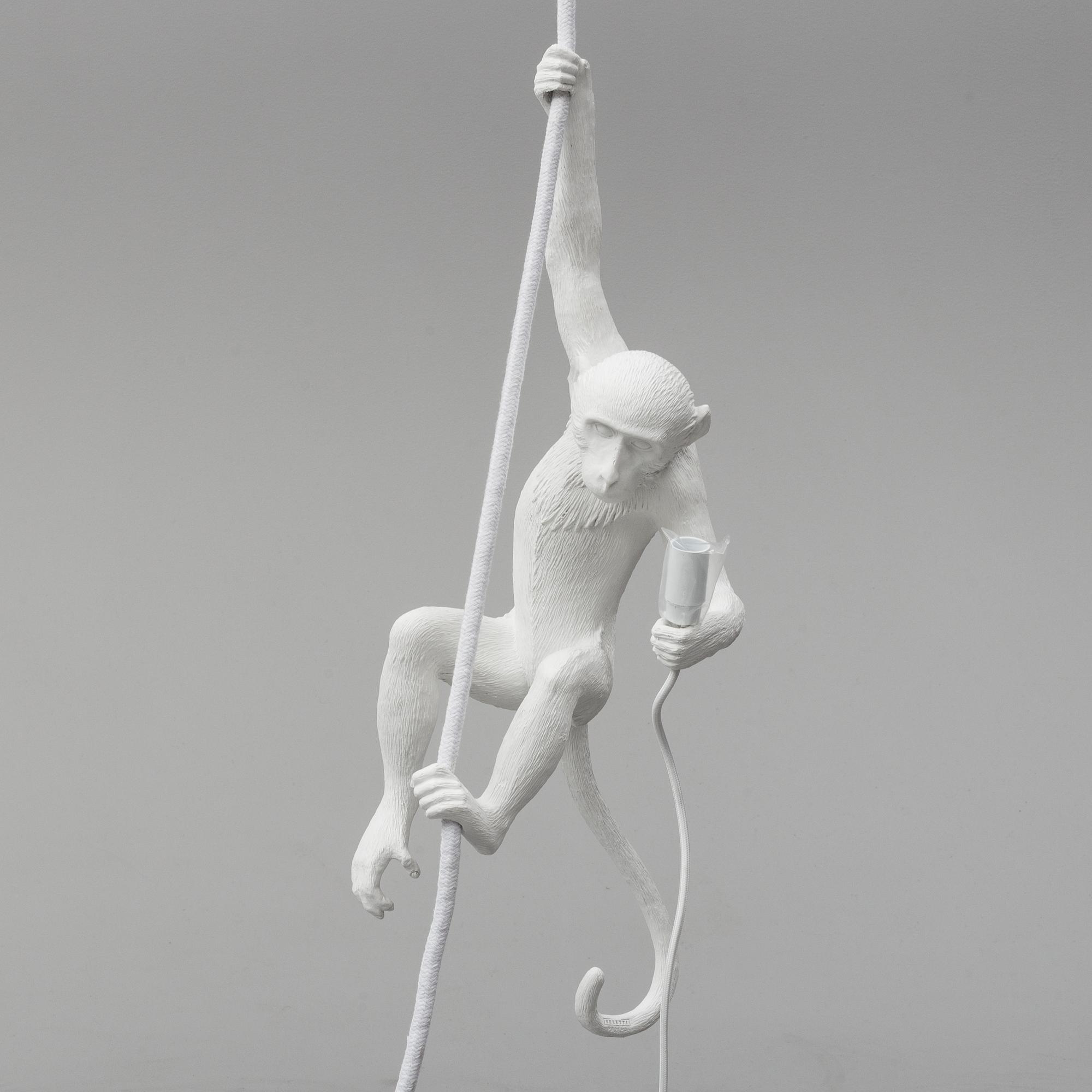 SELETTI, three Monkey lamps, design Marcantonio Raimondi Malerba.