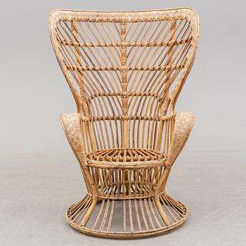 GIO PONTI & LIO CARMINATI, korgstol, Bonacina, Italien, 1900-talets andra hälft.