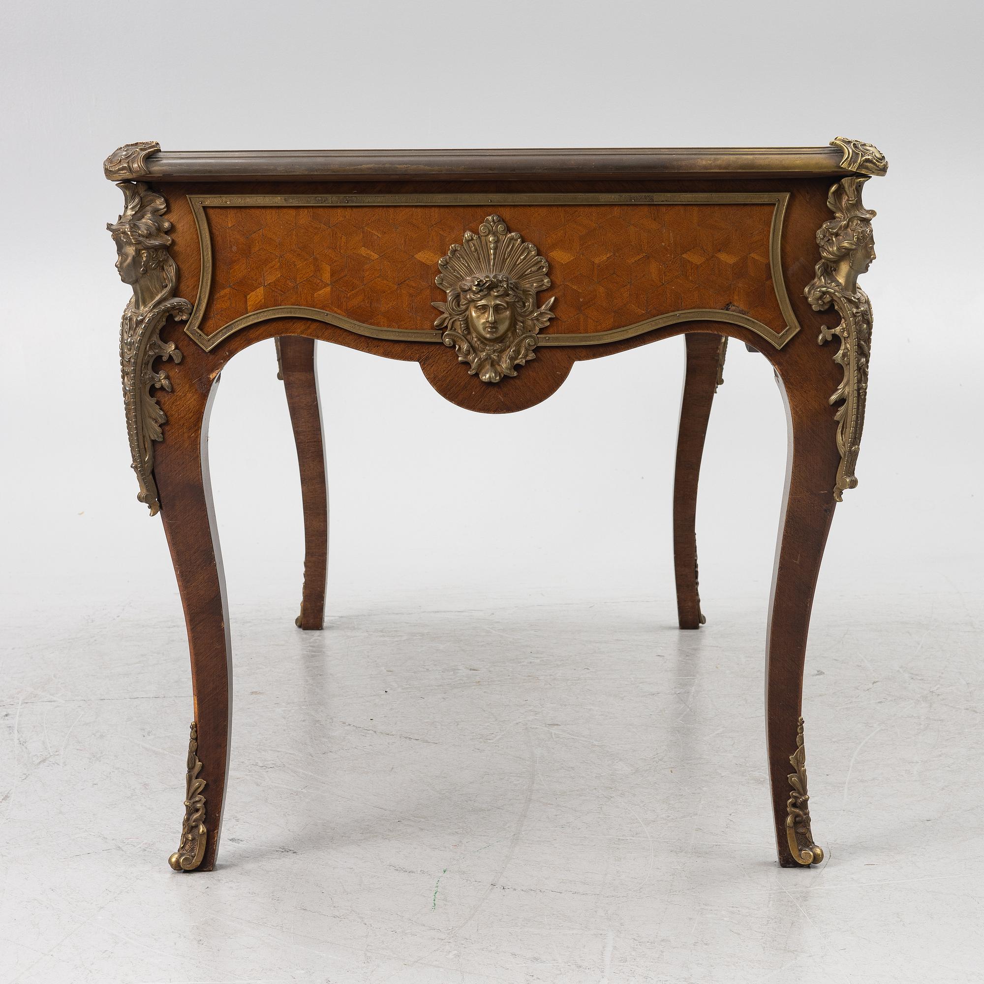 Desk, Louis XV style, France, late 19th Century.