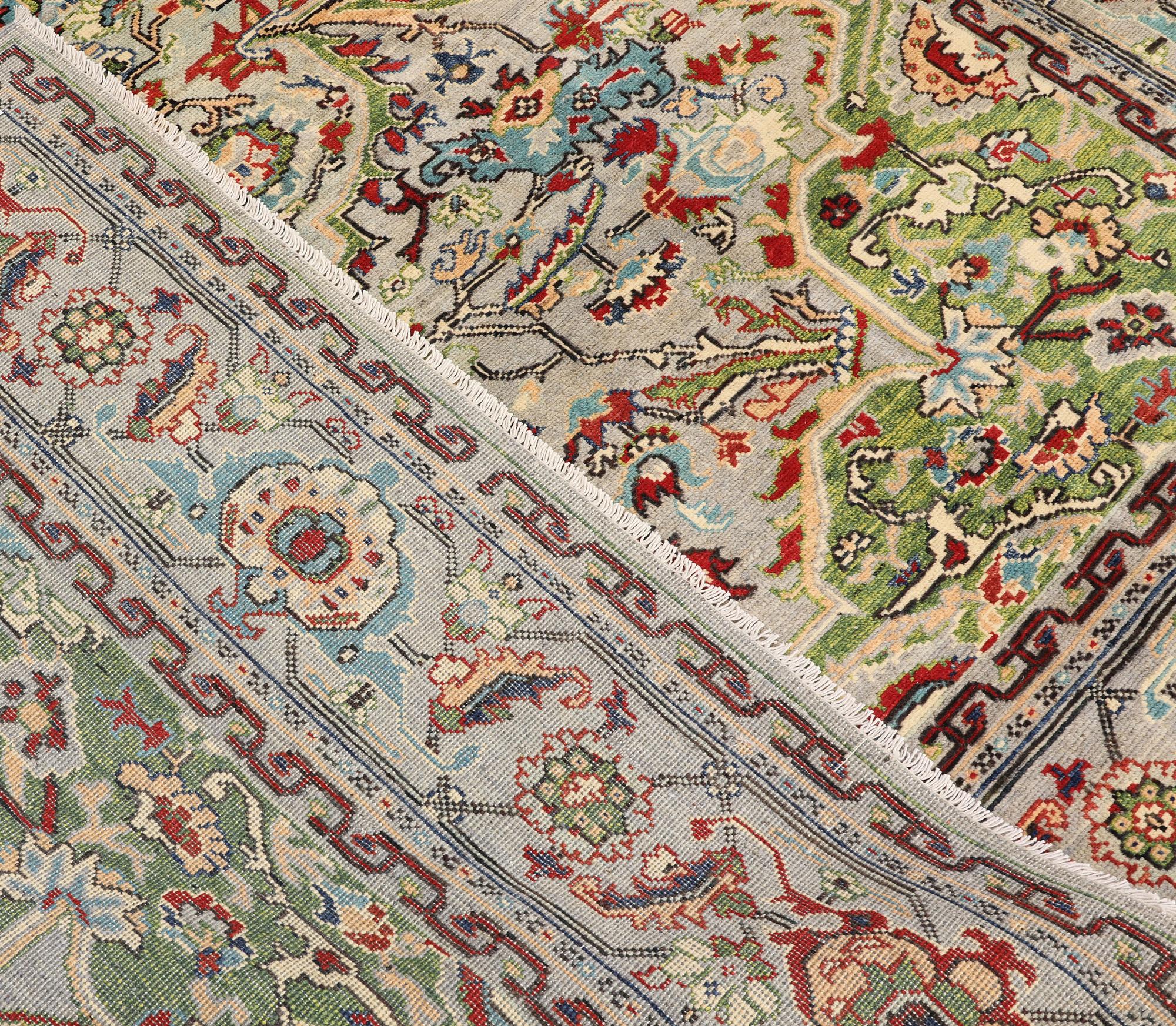 A Kazak design carpet, approx. 322 x 240 cm.
