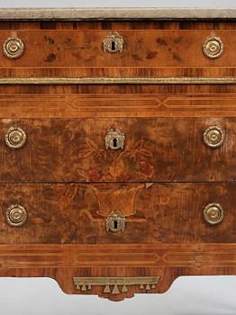 A Gustavian commode, attributed to C Lindborg (master 1781-1808).