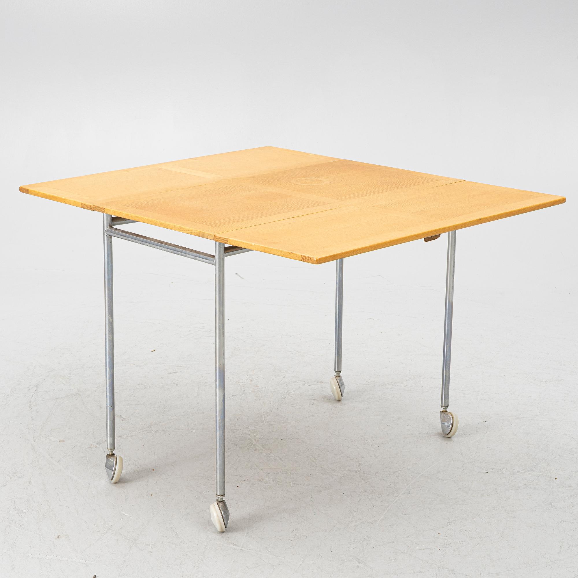 Bruno Mathsson, a rolling table, Mathsson International, Värnamo.