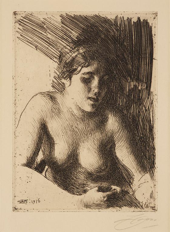 Anders Zorn, "Byst".