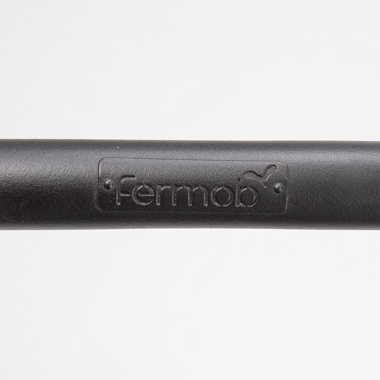 A 'Luxembourg' lounge chair and a foot stool, Fermob.
