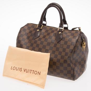 Damier Ebène Speedy 30 Bag.