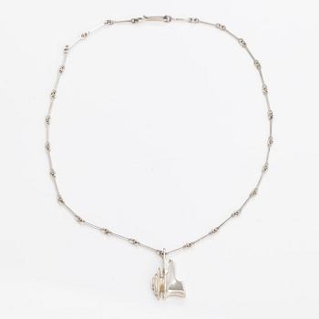 A sterling silver neckalce. Lapponia 1982.