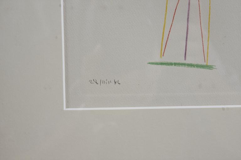 PICASSO, efter, färglitografi.