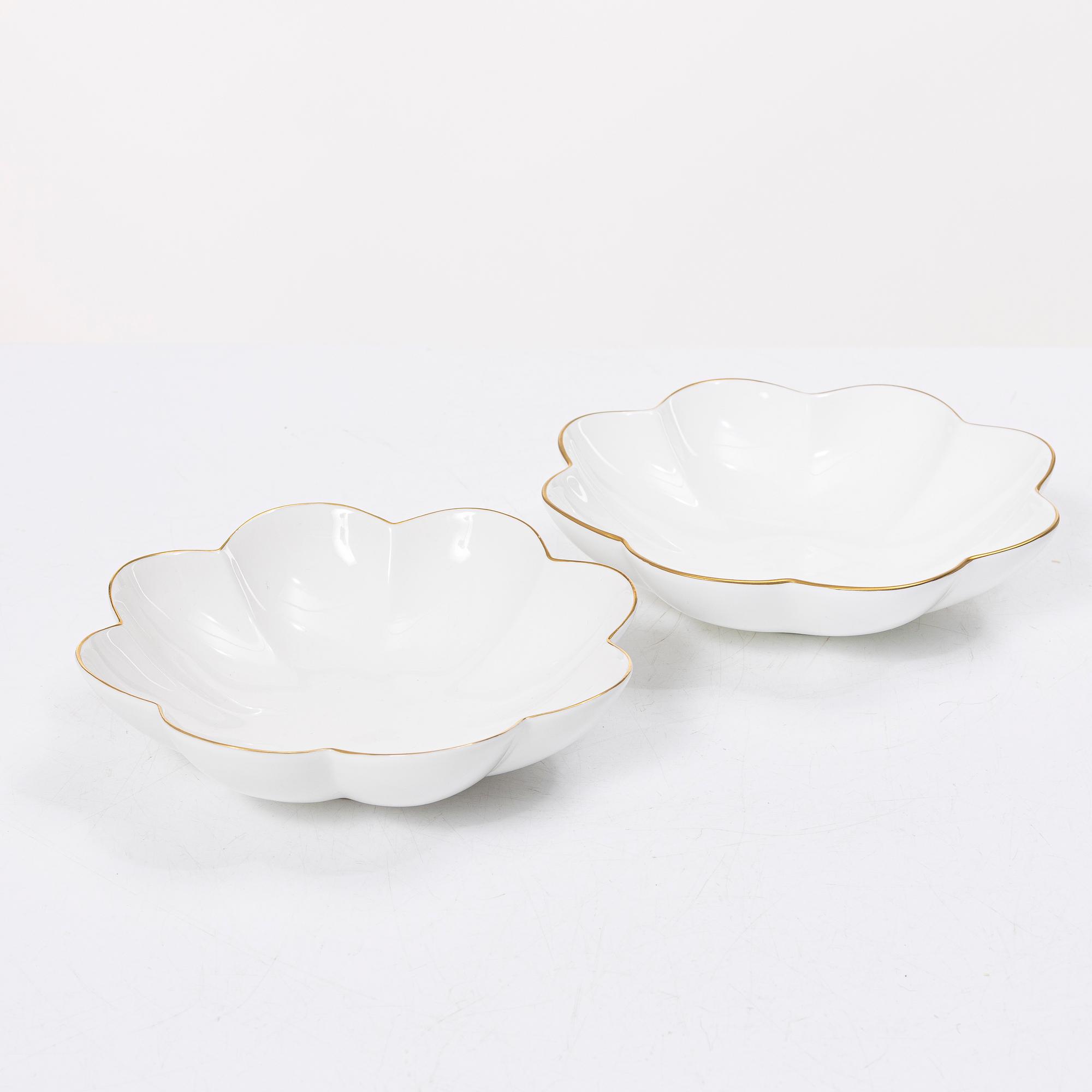 Karin Björquist, Service pieces, 14 pcs, porcelain, "Nobel", Rörstrand.