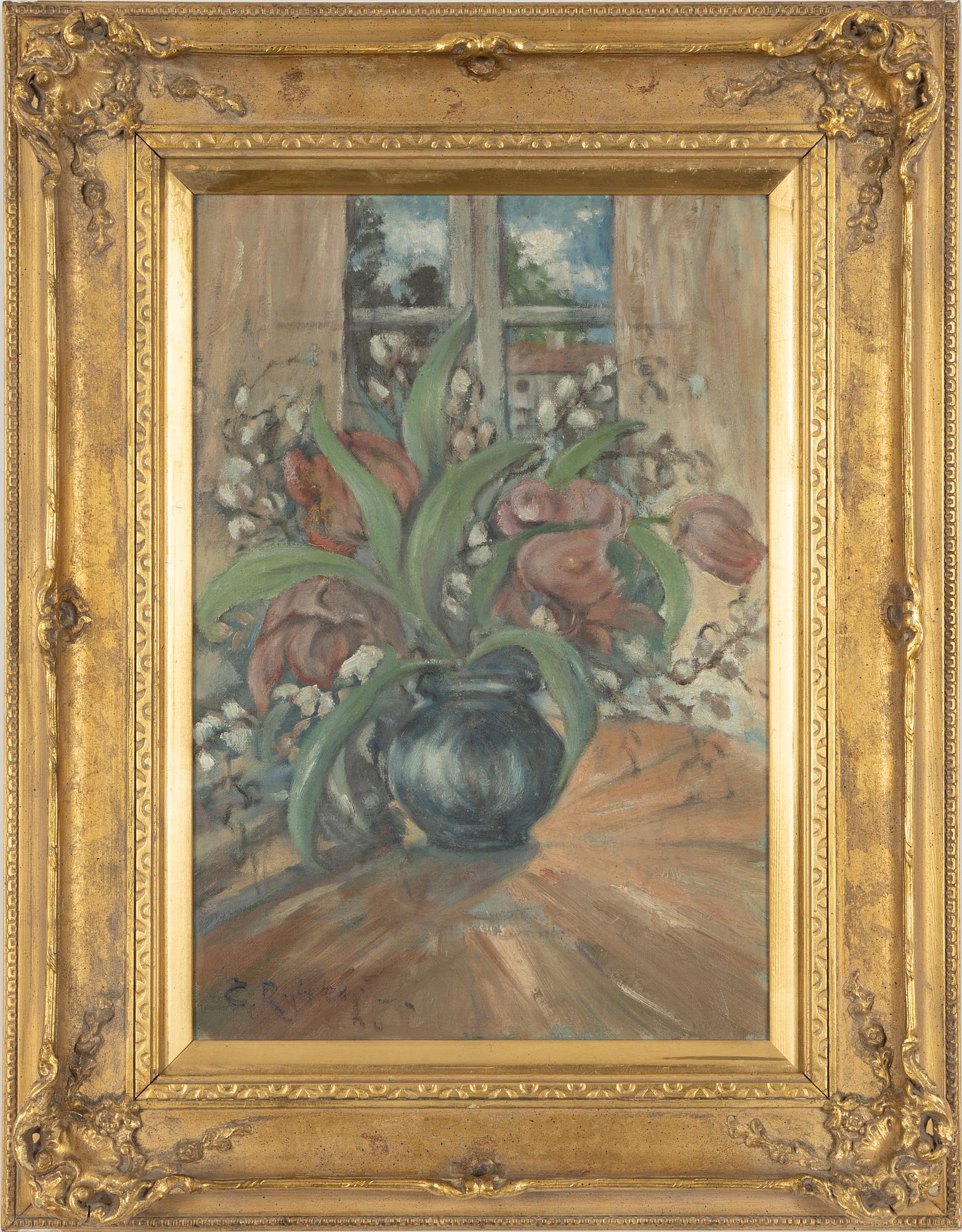 Elis Ryberg, Still life with flowers.