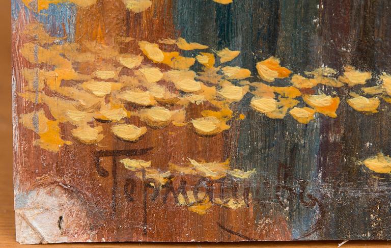 Michail Markianovic Germasev, FALL LANDSCAPE. ГЕРМАШЕВ, МИХАИЛ МАРКИАНОВИЧ (1867-1930)
ОСЕННИЙ ПЕЙЗАЖ.